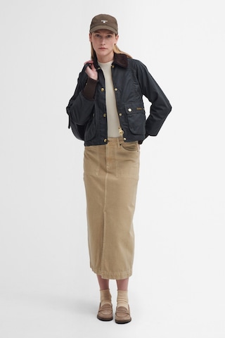 Barbour Cropped Beadnell Yağlı Ceket Sg51 Sage-ancient Yeşil