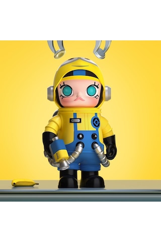 Pop Mart Mega Space Molly %400 Minyonlar Figürü, Minion Temalı Dev Koleksiyon Figürü Karakter Figürü