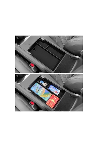 Red Lion Parts Byd Seallion 7 Uyumlu Kolçak İçi Düzenleyici Kaymaz Pedli Konsol Saklama Bölmesi