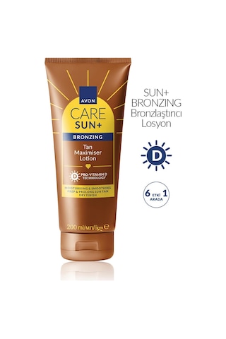 Care Sun+ Bronzıng Bronzlaştırıcı Losyon 200 Ml. Üçlü Paket