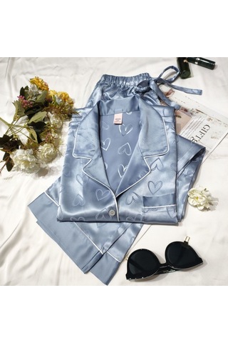 Kadın Buz İpek Pijama-7007 Diğer