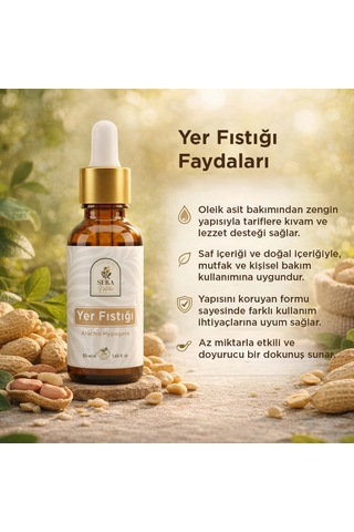 Yer Fıstığı Yağı 50 Ml %100 Doğal Besleyici & Dengeleyici
