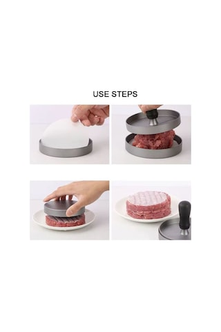 Cooker Metal Hamburger Köfte Presi Pratik Et Şekillendirici