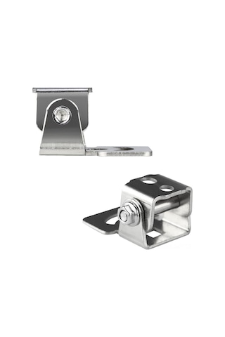 Mufunye Motosiklet Işık Tutucusu, Ayarlanabilir Led Yardımcı Işık/far Sabitçisi, Off-road Araçlar İçin, Gümüş Renk, 2 Adet