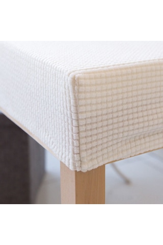 Qingmipy Ev Ofis Koltuk Kılıfı Örtüsü - Dikişli, Esnek, Omuzluklu - Günlük Kullanım İçin Dayanıklı Makyaj Minderi - Göl Mavisi Mavi