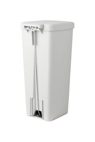 Stepup Açık Gri Plastik Pedallı Çöp Kutusu 40l Çok Renkli
