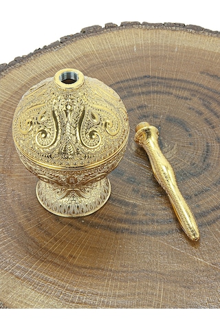 Güldanlık - Gül Suyu Şişesi - Gold