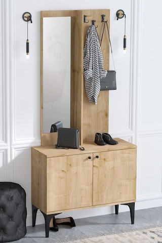 Decormet Lasha Vestiyer Safir Meşe -dec-20075 Çok Renkli