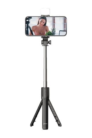 Polosmart Psm137 Işıklı Uzaktan Kumandalı Tripod Siyah