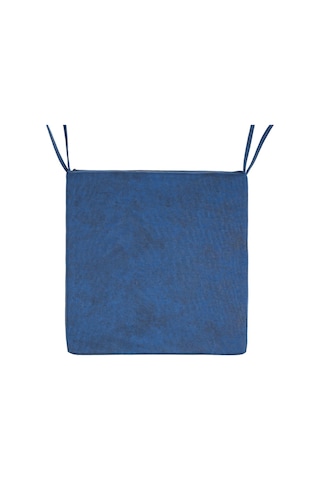 50x50x8cm Sandalye Minderi Dayanaklı Fermuarlı Yıkanabilir Kumaş Bahçe-balkon Minderi 1adet Mavi Mavi