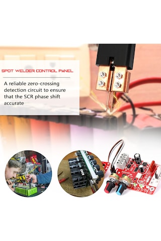 Xindoker 100a Nümerik Göstergeklı Pulslu Nokta Kaynak Makinesi Kontrol Kartı - Zaman Ve Akım Ayarlanabilir Dıy Mikrodenetleyici Tabanlı