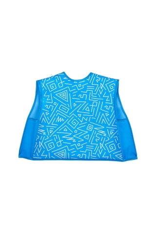 Sevi Bebe Körüklü Giymeli Önlük ART-515 Geometric Mavi