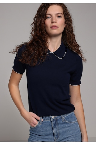 Colin's Colins Slim Fit Kadın Lacivert Kazak Cl1080473 Q1.v1 Nav Lacivert