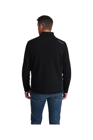 Spyder Bandit 12 Zip Erkek Siyah İçlik Üst 10011
