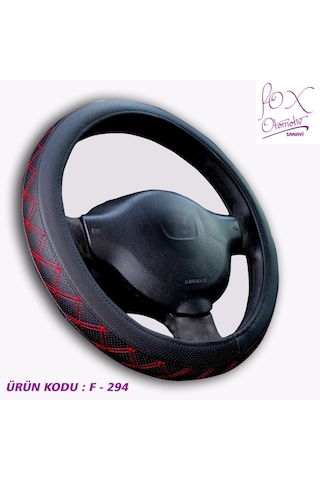 Geçmeli Direksiyon Kılıfı Renkli Baklava Nakışlı Çember Model