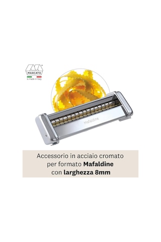 Marcato Atlas 150 Makarna Makinesi Mafaldine Aksesuarı Gümüş