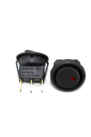 Aç Kapa Buton 12v Tekli Ledli