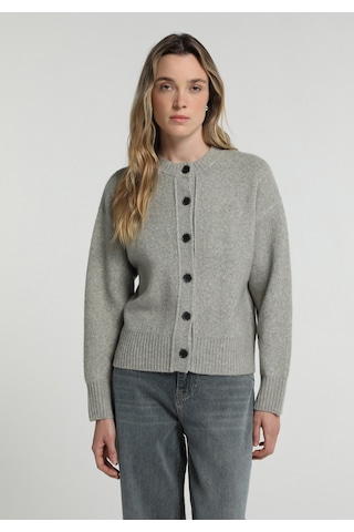 Colin's Colins Regular Fit Yuvarlak Yaka Düz Kadın Gri Hırka Cl1082165 Q1.v1 Mga Gri Melanj