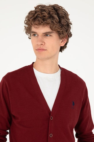 U.s. Polo Assn. Erkek Bordo Hırka Triko 50293531-vr014 Bordo