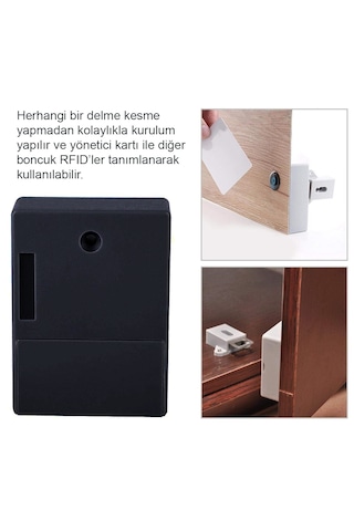 Çekmece Dolap Rfıd Kapı Güvenlik Kilidi Gizli-görünmez Kilit
