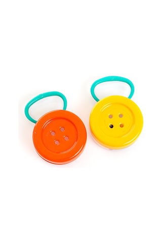 Baby Toys Düğme Çıngırak 2'li BYT-4118 Çok Renkli