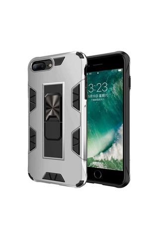 Apple Uyumlu iPhone 7 Plus Kılıf Zore Volve Kapak Gri