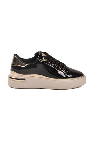 Siyah Rugan Bağcıklı Hafif Kadın Sneaker Lady 029 Z Çok Renkli