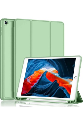 Apple Uyumlu iPad 8. Nesil 10.2" Kılıf Kalem Bölmeli Smart Case A2270 A2