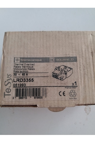 TELEMECANİQUE LRD3355 (30-40 AMPER) TERMİK ROLE