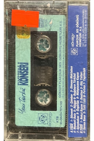 Plak Değildir Kaset Tir Yeni Türkü Rumeli Konseri Kaset