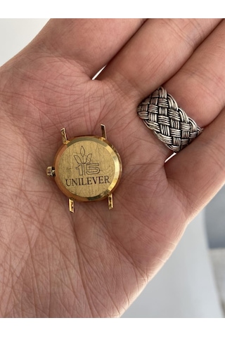 Eterna 23.7 Mm Deri Kordon 14k Altın Kadın Kol Saati 2.el