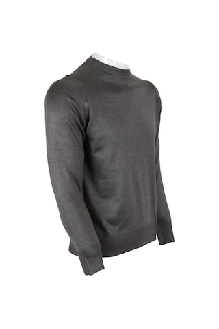 Erkek Kazak Klasik Normal Kesim Yünlü Rar00499 Gri