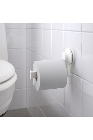 Ikea Tisken Vantuzlu Tuvalet Kağıdı Tutacağı Beyaz 403.812.91 Çok Renkli