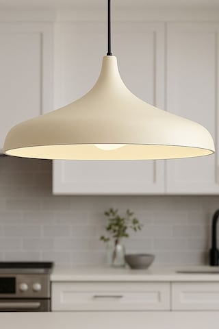 Aura Metal Tekli Krem Sarkıt Avize Retro Rustiksalon Avize