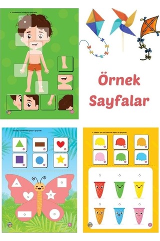 16-24 Ay Cırt Cırtlı Etkinlik Kitabı I - Dev Boy Akordiyon Kat Kat Cırt Cırtlı Etkinlikler