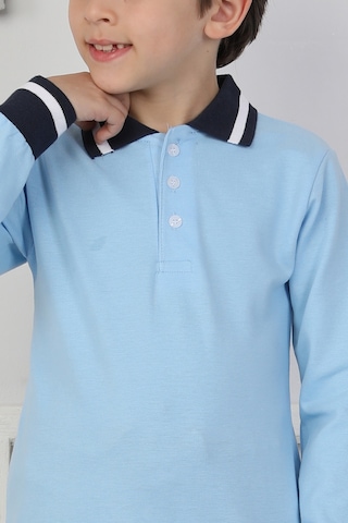 Erkek Çocuk Sweatshirt Okul Mavi