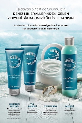 Avon Planet Spa The Tranquility Ölüdeniz Mineralli Yüz İçin Arındırıcı Pleeling 75 ML