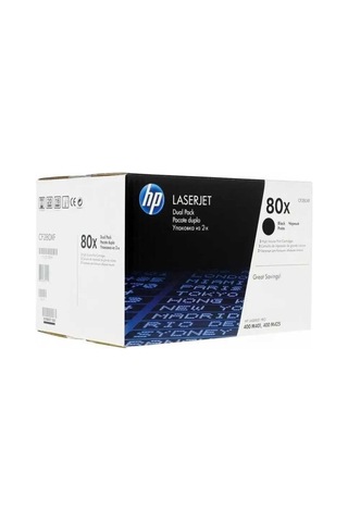 Hp 80x-cf280xf Toner Yüksek Kapasiteli İkili Paket