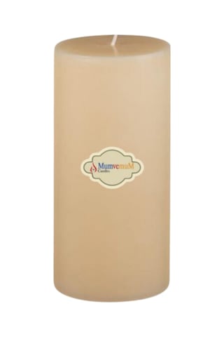 Small 4 Lü Set Mum Çap 7 Cm Krem Krem
