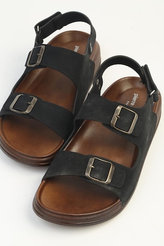 Pierre Cardin Siyah Erkek Sandalet Pc-7924