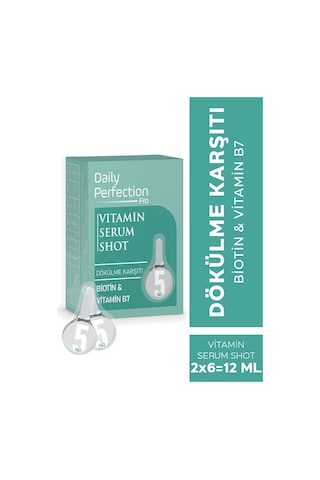 Daily Perfection Pro Vitamin Shot No:5 Dökülme Karşıtı Serum 2 x 6 ML