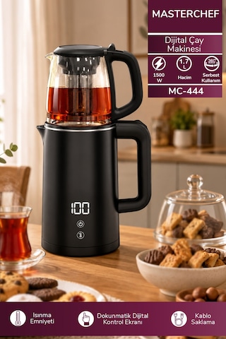 Masterchef MC-444 1.7 L Dijital Çay Makinesi