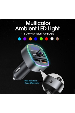 T25q Araba Mp3 Bluetooth Çalar Şarj Cihazı