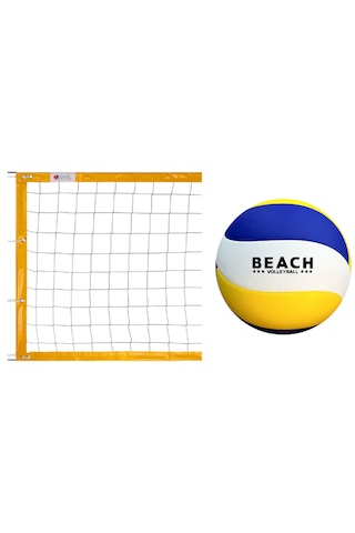 Plaj Voleybol Filesi 5.00mt Ve Summit X370 Plaj Voleybol Top Seti