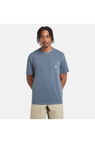Timberland Merrymack Rıver Garment Dye Chest Pocket Erkek Tişört Tb0a5vdh4331 Safir