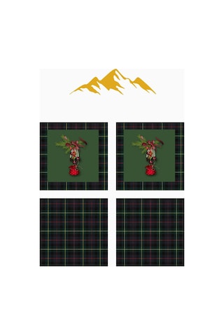 Dijital Baskılı Yumuşak Dokulu 4 Lü Kırlent Kılıfı Takımı 43x43 Cm Krl0042 Renkli