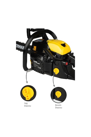 Rtrmax RTM960SET Benzinli Ağaç Kesme Motoru + Eldiven 2'li Set