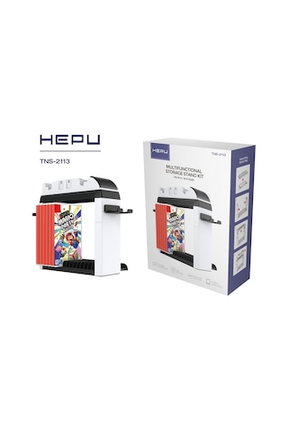Hepu Tns-2113 Ps5 Uyumlu Saklama Standı Çok Fonksiyonlu Oyun Diski + Gamepad & Kulaklık Organizeri