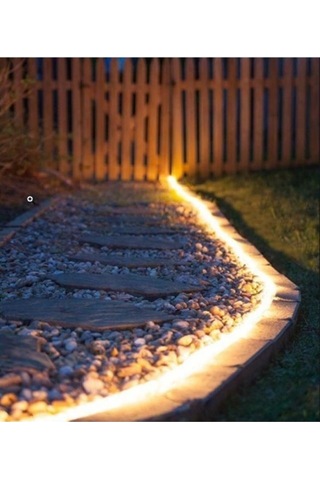 220v Hortum Led Şerit 5050 3çip 60 Led Günışığı