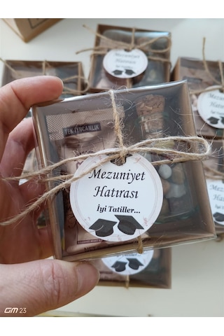 Farklı Market Kahve Ve Çakıltaşı Çikolata Hediye Kutulu 5 Adet